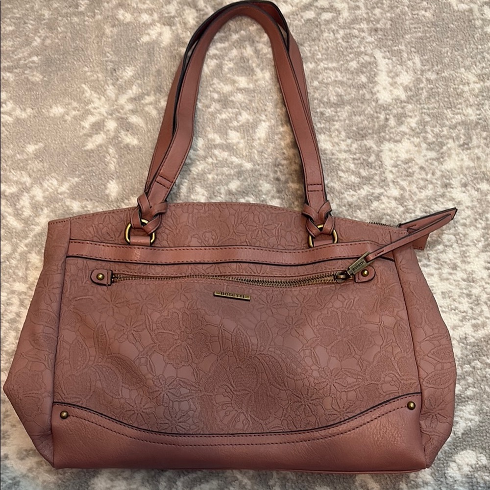 Rosetti Pink Floral Tote Bag